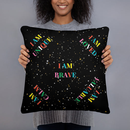 Melt Down to Calm Down Affirmation Pillow