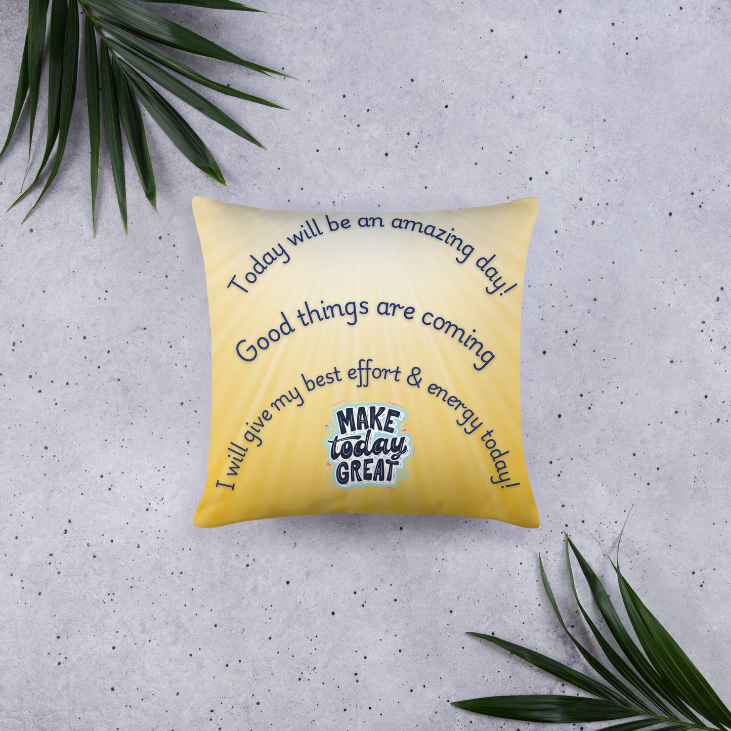 “Manifesting Magic” Daily Affirmation Pillow