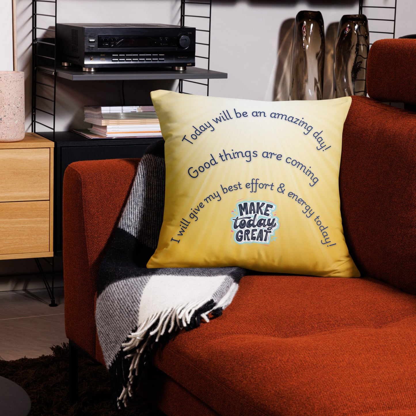 “Manifesting Magic” Daily Affirmation Pillow